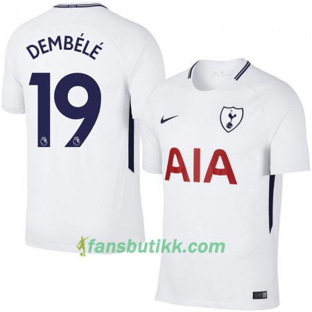 Fotballdrakt Tottenham Hotspur Dembélé 19 Hjemmetrøye 2017-2018 Kortermet