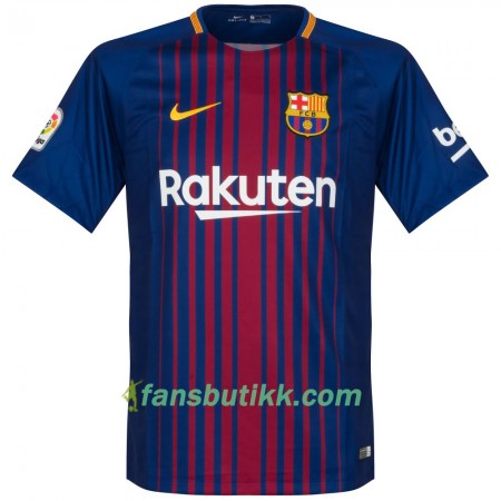 Fotballdrakt FC Barcelona Hjemmetrøye 2017-2018 Kortermet