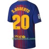 Fotballdrakt FC Barcelona S. Roberto 20 Hjemmetrøye 2017-2018 Kortermet