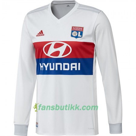 Fotballdrakt Olympique Lyonnais Hjemmetrøye 2017-2018 Langermet 