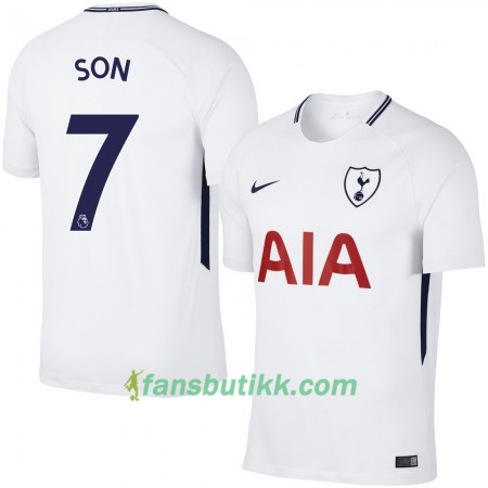 Fotballdrakt Tottenham Hotspur Son 7 Hjemmetrøye 2017-2018 Kortermet
