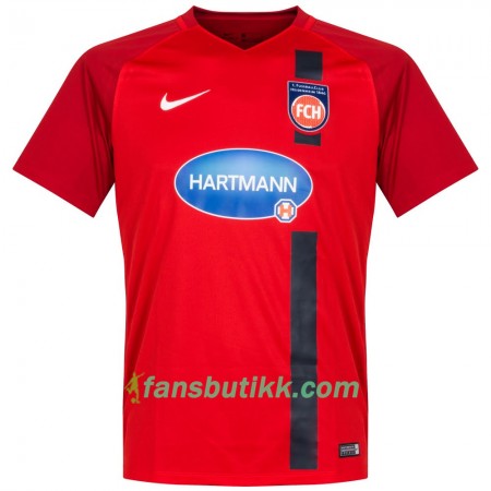 Fotballdrakt 1. FC Heidenheim Domácí Hjemmetrøye 2017-2018 Kortermet