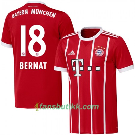Fotballdrakt FC Bayern München Bernat 18 Hjemmetrøye 2017-2018 Kortermet