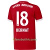 Fotballdrakt FC Bayern München Bernat 18 Hjemmetrøye 2017-2018 Kortermet