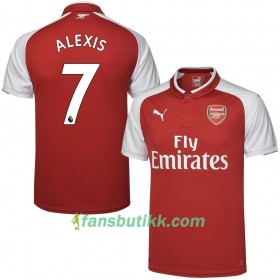 Fotballdrakt Arsenal Alexis Hjemmetrøye 2017-2018 Kortermet