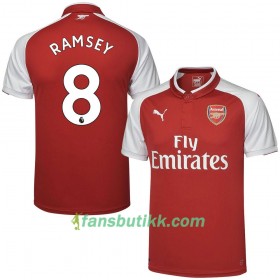 Fotballdrakt Arsenal Ramsey Hjemmetrøye 2017-2018 Kortermet