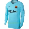 Fotballdrakt FC Barcelona Bortetrøye 2017-2018 Langermet 