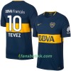 Fotballdrakt Boca Juniors Tevez Hjemmetrøye 2017-2018 Kortermet