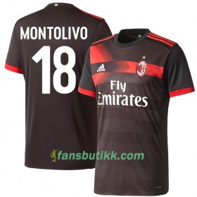 Fotballdrakt AC Milan Montolivo 18 Tredjetrøye 2017-2018 Kortermet