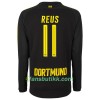 Fotballdrakt Borussia Dortmund Reus 11 Bortetrøye 2017-2018 Langermet