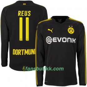 Fotballdrakt Borussia Dortmund Reus 11 Bortetrøye 2017-2018 Langermet