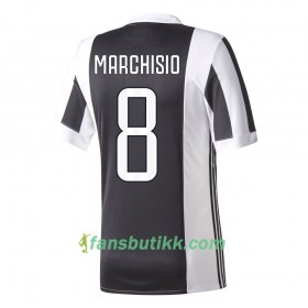 Fotballdrakt Juventus Marchisio 8 Hjemmetrøye 2017-2018 Kortermet