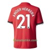 Fotballdrakt Manchester United Ander Herrera Hjemmetrøye 2017-2018 Kortermet