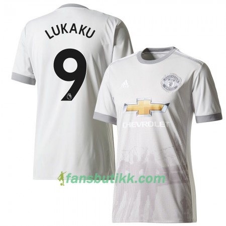 Fotballdrakt Manchester United Lukaku 9 Tredjetrøye 2017-2018 Kortermet