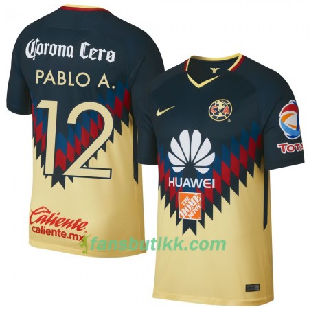 Fotballdrakt Club América Pablo A. Hjemmetrøye 2017-2018 Kortermet