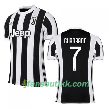 Fotballdrakt Juventus CUADRADO 7 Hjemmetrøye 2017-2018 Kortermet
