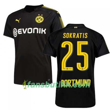 Fotballdrakt Borussia Dortmund SOKRATIS 25 Bortetrøye 2017-2018 Kortermet