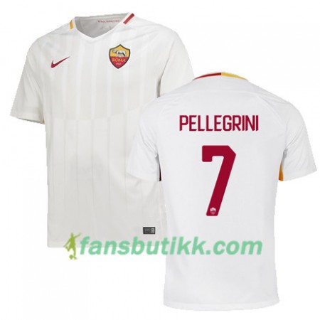 Fotballdrakt AS Roma PELLEGRINI 7 Bortetrøye 2017-2018 Kortermet