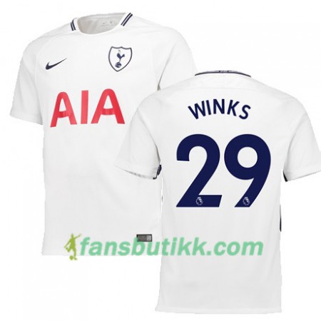 Fotballdrakt Tottenham Hotspur WINKS 29 Hjemmetrøye 2017-2018 Kortermet