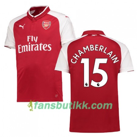 Fotballdrakt Arsenal CHAMBERLAIN 15 Hjemmetrøye 2017-2018 Kortermet