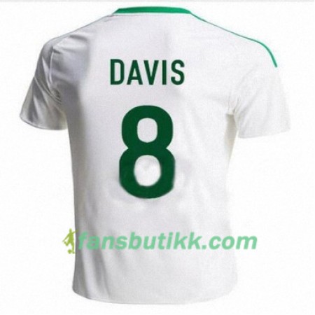 Fotballdrakt Nord-Irland STEVEN DAVIS Bortetrøye 2016/17 Kortermet