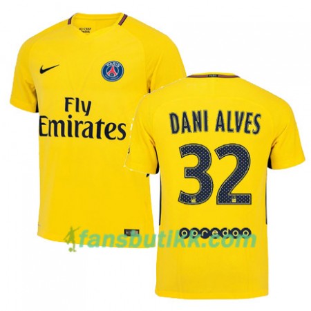 Fotballdrakt Paris SG DANI ALVES 32 Bortetrøye 2017-2018 Kortermet