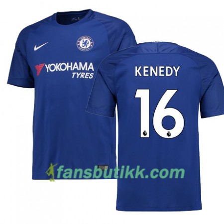 Fotballdrakt Chelsea KENEDY 16 Hjemmetrøye 2017-2018 Kortermet