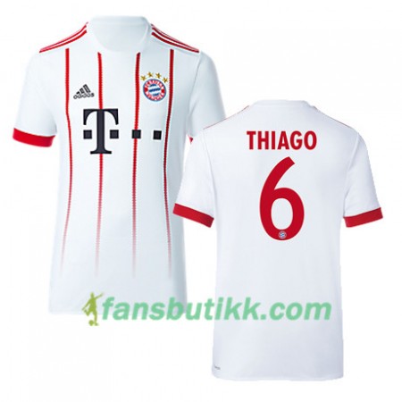 Fotballdrakt FC Bayern München THIAGO 6 Tredjetrøye 2017-2018 Kortermet