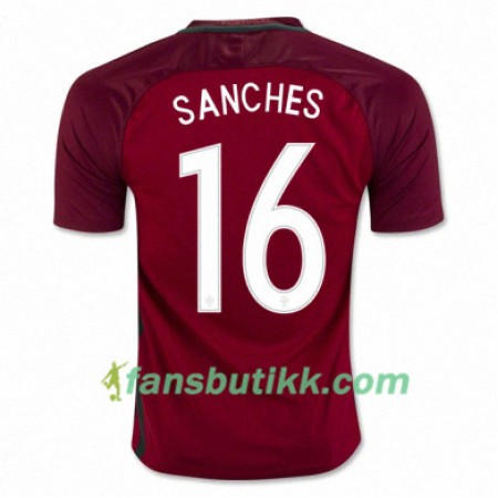 Fotballdrakt Portugal RENATO SANCHES Hjemmetrøye Euro 2016