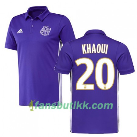 Fotballdrakt Olympique de Marseille SAIF EDDINE KHAOUI 20 Tredjetrøye 2017-2018 Kortermet