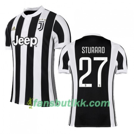 Fotballdrakt Juventus STURARO 27 Hjemmetrøye 2017-2018 Kortermet