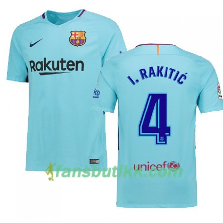 Fotballdrakt FC Barcelona I RAKITIC 4 Bortetrøye 2017-2018 Kortermet