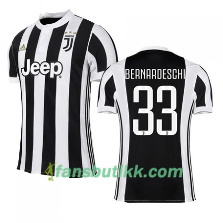 Fotballdrakt Juventus BERNARDESCHI 33 Hjemmetrøye 2017-2018 Kortermet