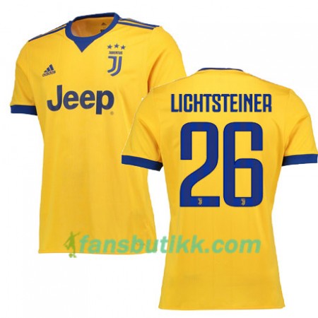 Fotballdrakt Juventus LICHTSTEINER 26 Bortetrøye 2017-2018 Kortermet