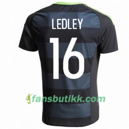 Fotballdrakt Wales JOE LEDLEY Bortetrøye Euro 2016