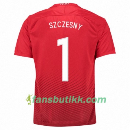 Fotballdrakt Polen WOJCIECH SZCZESNY Bortetrøye Euro 2016