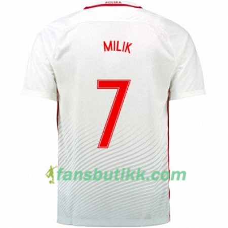 Fotballdrakt Polen ARKADIUSZ MILIK Hjemmetrøye Euro 2016