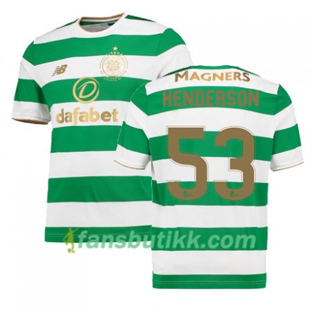 Fotballdrakt Celtic FC LIAM HENDERSON Hjemmetrøye 2017-2018 Kortermet