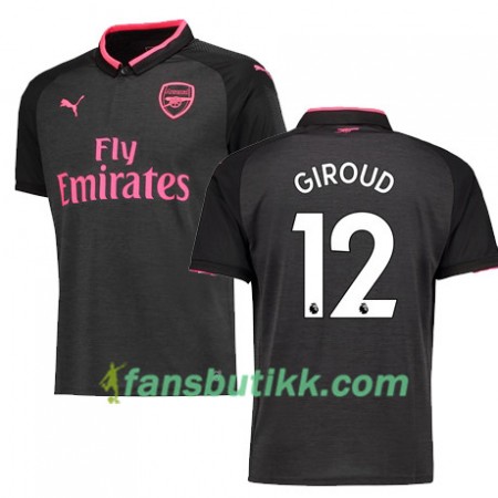 Fotballdrakt Arsenal GIROUD 12 Tredjetrøye 2017-2018 Kortermet