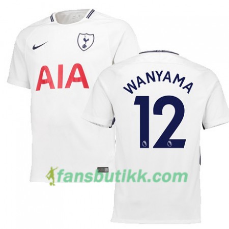 Fotballdrakt Tottenham Hotspur WANYAMA 12 Hjemmetrøye 2017-2018 Kortermet