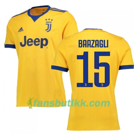 Fotballdrakt Juventus BARZAGLI 15 Bortetrøye 2017-2018 Kortermet