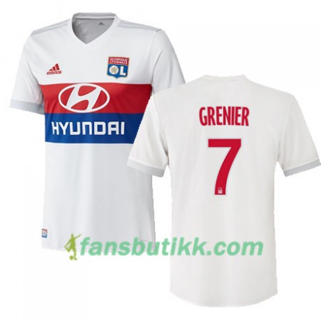 Fotballdrakt Olympique Lyonnais CLEMENT GRENIER 7 Hjemmetrøye 2017-2018 Kortermet