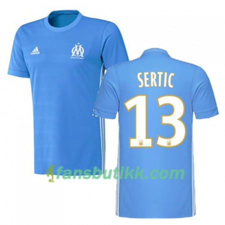 Fotballdrakt Olympique de Marseille Gregory Sertic 13 Bortetrøye 2017-2018 Kortermet