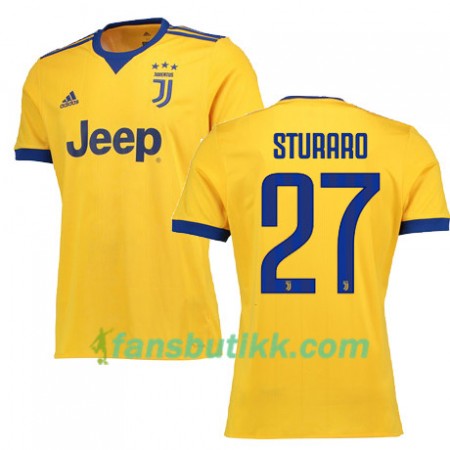 Fotballdrakt Juventus STURARO 27 Bortetrøye 2017-2018 Kortermet
