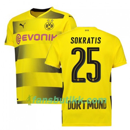 Fotballdrakt Borussia Dortmund SOKRATIS 25 Hjemmetrøye 2017-2018 Kortermet