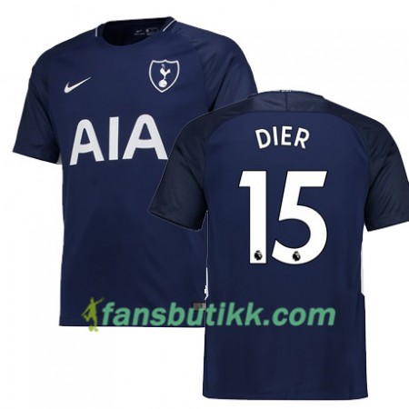 Fotballdrakt Tottenham Hotspur DIER 15 Bortetrøye 2017-2018 Kortermet