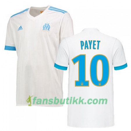 Fotballdrakt Olympique de Marseille Dimitri Payet 10 Hjemmetrøye 2017-2018 Kortermet