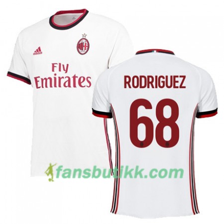 Fotballdrakt AC Milan RODRIGUEZ 68 Bortetrøye 2017-2018 Kortermet