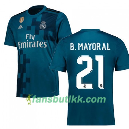 Fotballdrakt Real Madrid BORJA MAYORAL 21 Tredjetrøye 2017-2018 Kortermet