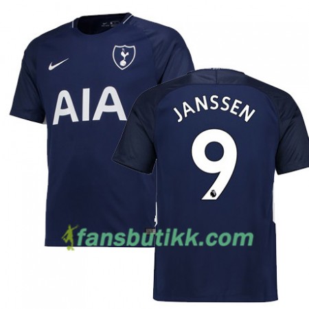 Fotballdrakt Tottenham Hotspur JANSSEN 9 Bortetrøye 2017-2018 Kortermet